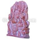 Panchamukhi Ganesh Murti Pink Stone