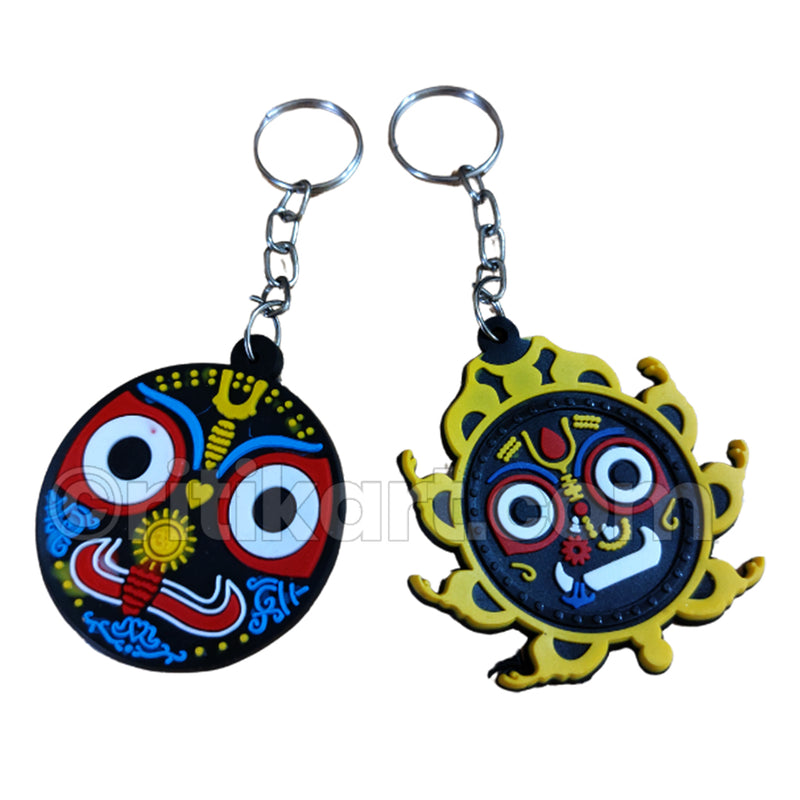 Handmade Pvc Jagannath Keyring