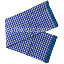 Blue Small Check Pattern Sambalpuri Gamucha