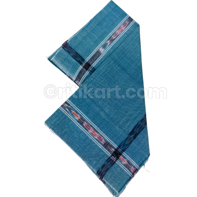 Pure Cotton Sky Sambalpuri Rumal