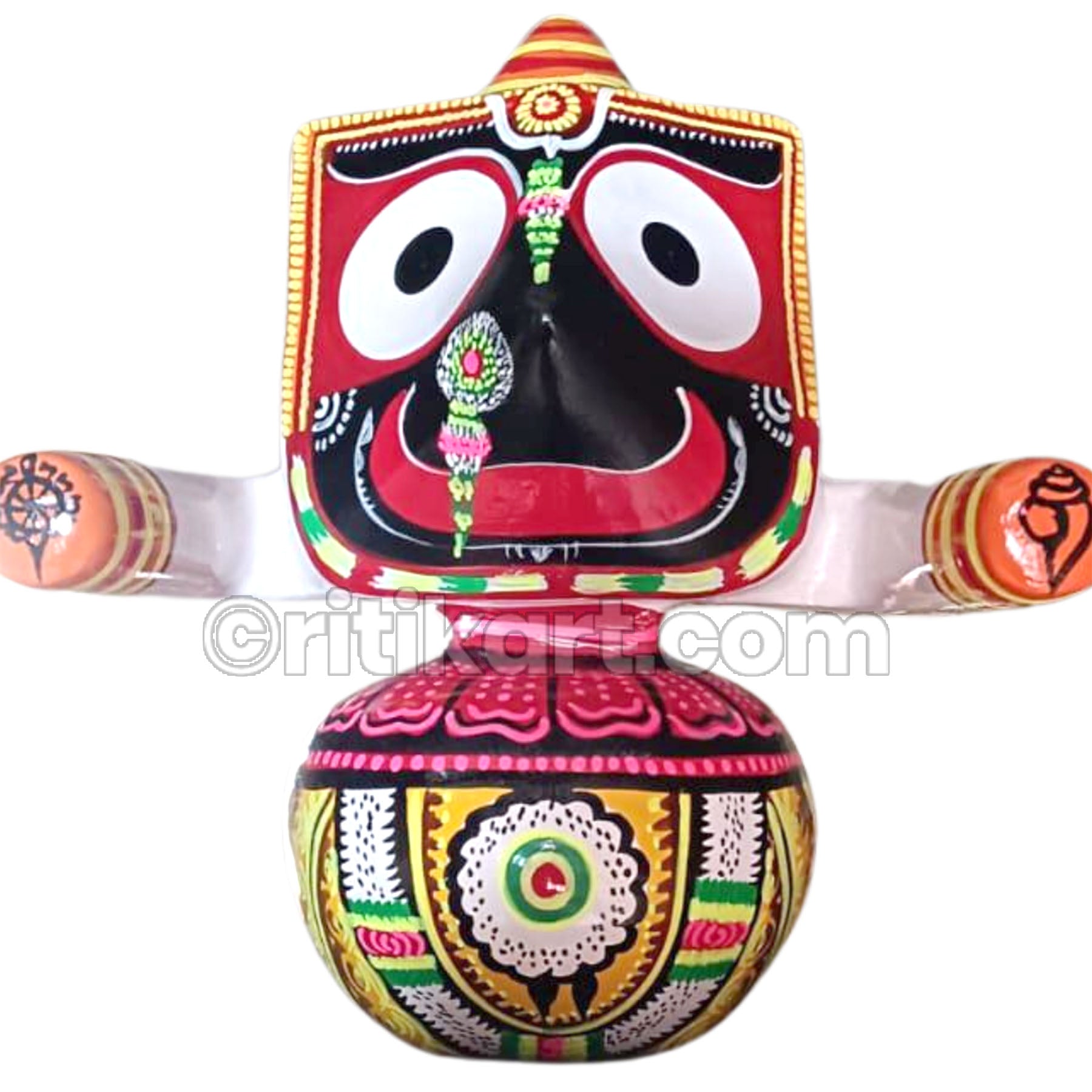 Buy Jagannath Patitapaban Wooden Idol(Round Base)