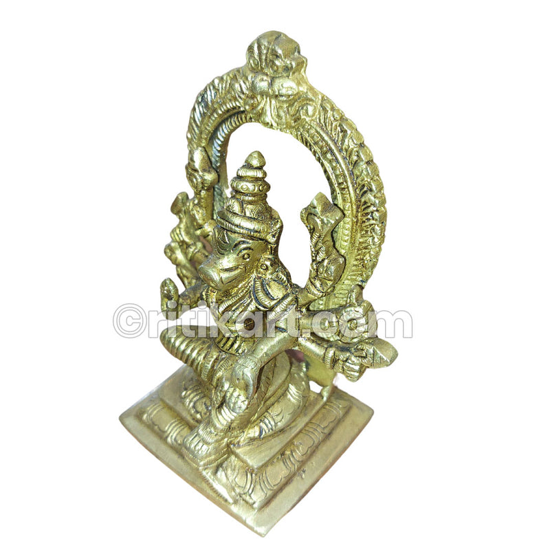 Brass Handcrafted Barah Avatar Idol.