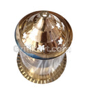 Brass Akhanda Jyoti with Glass Cover_4