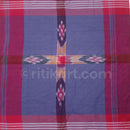 Blue And Red Cotton Sambalpuri Rumal