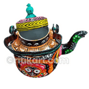 Hand-Painted Lord Jagannath Art Decorative Kettle
