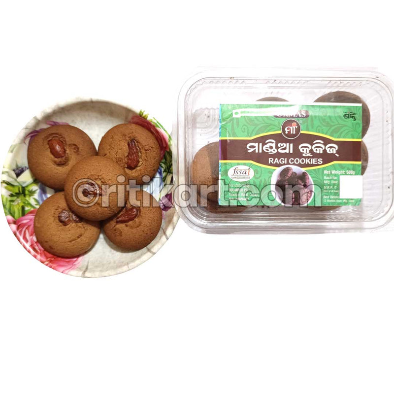 Super Healthy Mandia/Raagi Hand-made Biscuit-250 gms_1