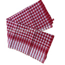 Red Small Check Pattern Khordha Gamucha