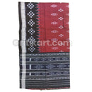 Maroon Black Cotton Taraboi  Premium Khudabunda Gamucha