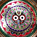Hand-Painted Decorative Brass Wall Hanging Plate | Lord Jagannath Patitapaban
