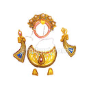 Suna Besha Costume Jagannath Balabhadra Subhadra