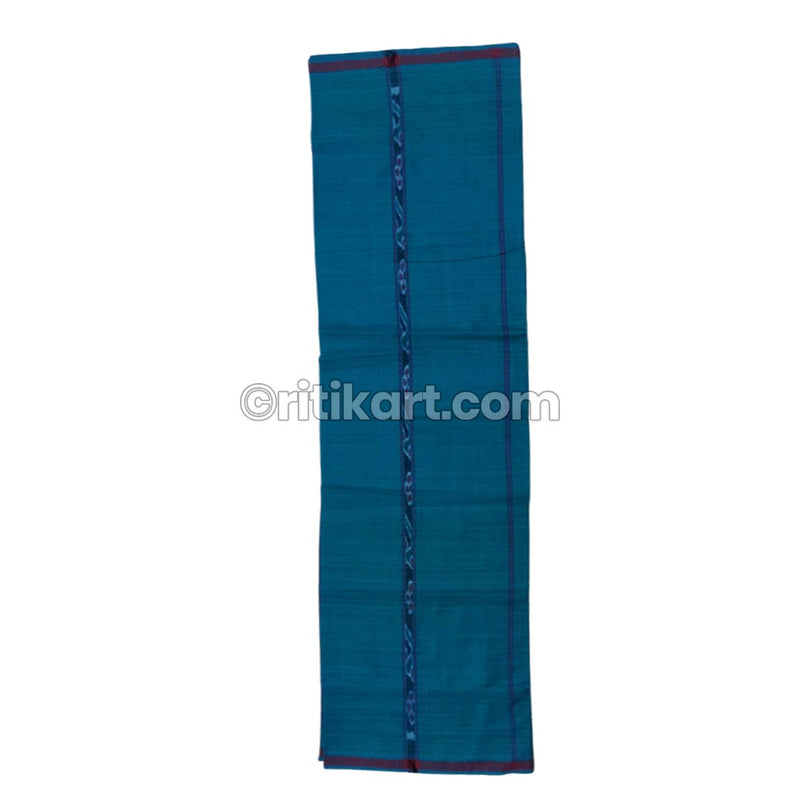 Dark Blue Sambalpuri Cotton Lungi