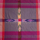 Gray And Pink Cotton Sambalpuri Rumal