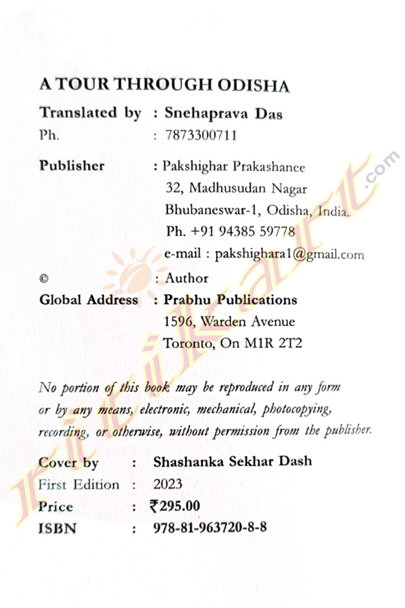 Fakir Mohan Senapati's A Tour Through Odisha By Snehaprava Das