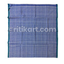Blue Small Check Pattern Sambalpuri Gamucha