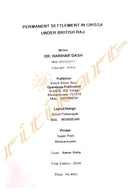 Permanent Settlement In Orissa Under British Raj By Dr. Harihar Dash