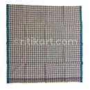 Light Brown Small Check Pattern Sambalpuri Gamucha