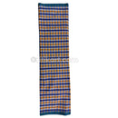 Yellow,Blue Small Check Pattern Sambalpuri Gamucha