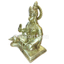 Brass Handcrafted Sitting Hanuman Idol.