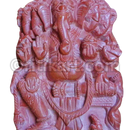 Panchamukhi Ganesh Murti Pink Stone