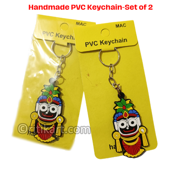 Handmade Pvc Key Chain (Set of 2) & (Set of 3).