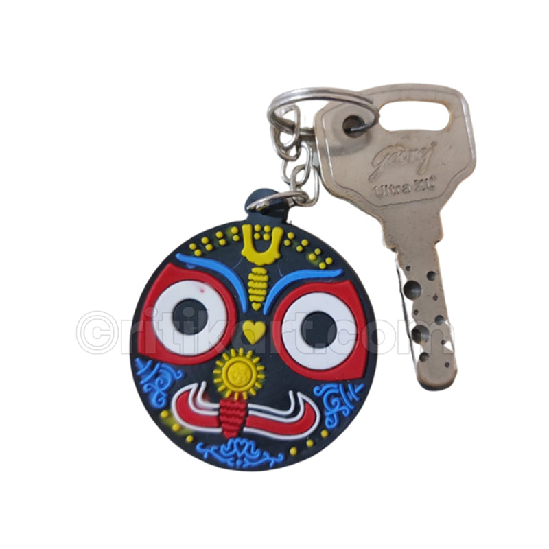 Handmade Pvc Jagannath Keyring