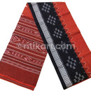 Black Red Cotton Taraboi  Premium Khudabunda Gamucha