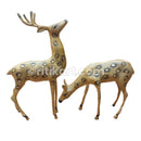 Brass Handcrafted Decorative Dear Statue.