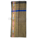 Pure Sutta Machha Bandha Coffee Brown–Mustard Uttaria Gamuchha