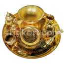 Balakati brass puja thali set Large size