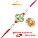 Designer Pearl and Stone Rakhi