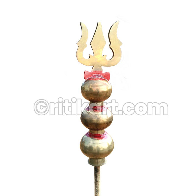 Brass Handcrafted Heavy Mandir Sikhar Kalash.