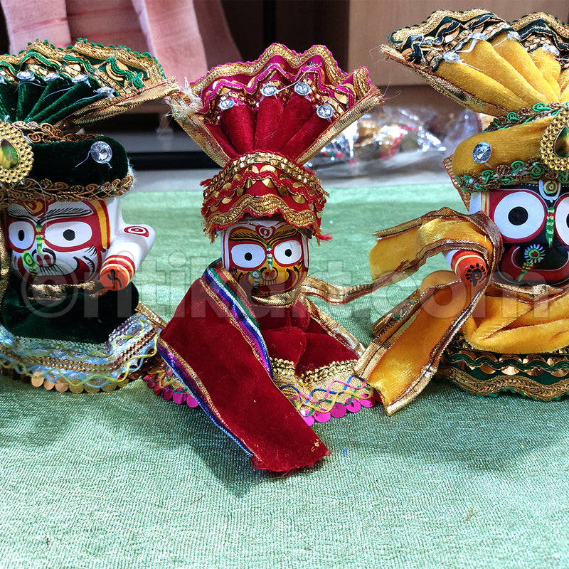 Premium Pagadi Costume for Lord Jagannath Balabhadra Subhadra