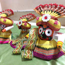 Cotton Pagadi Costume for Lord Jagannath Balabhadra & Subhadra
