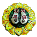 Laxmi Charan Paduka in Brass.