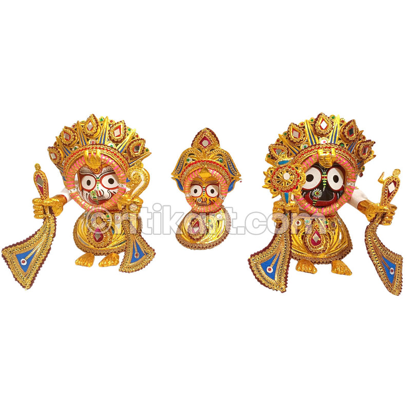 Suna Besha Costume Jagannath Balabhadra Subhadra