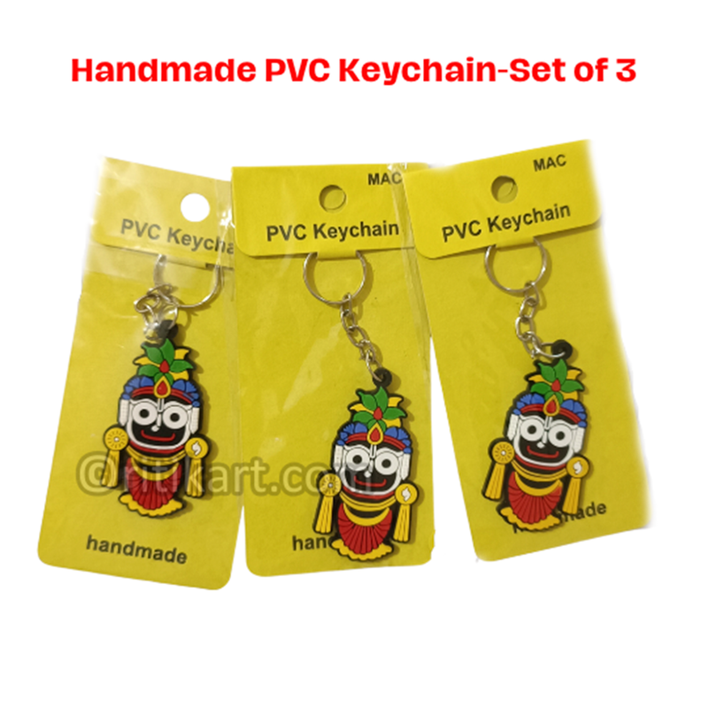 Handmade Pvc Key Chain (Set of 2) & (Set of 3).