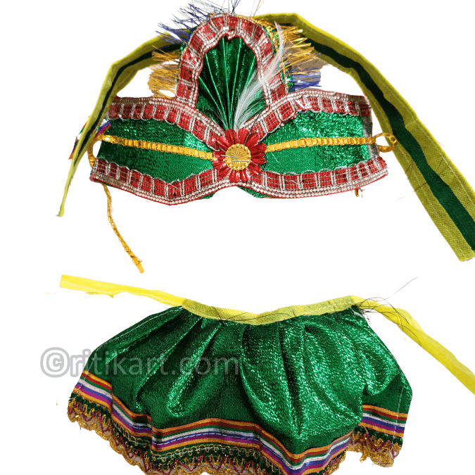 Jagannath Balabhadra Subhadra puja dress 8 inch idol