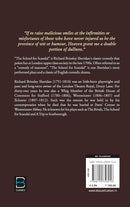 The School for Scandal By Richard Brinsley Sheridan.