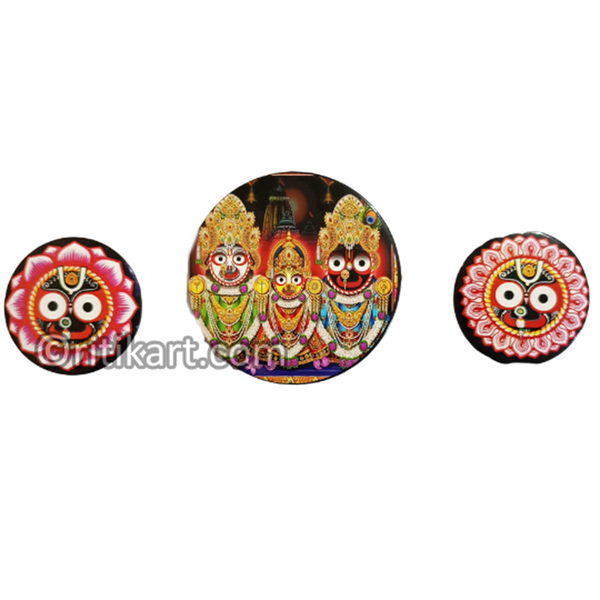 Jagannath Magnet Frame (Set of 3).