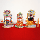 Jagannath Balabhadra Subhadra Puja Pagadi dress 04 inch