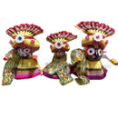 Cotton Pagadi Costume for Lord Jagannath Balabhadra & Subhadra