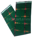 Dark Green star Sambalpuri lungi
