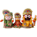 Jagannath Balabhadra Subhadra Wooden Idol 5 CMs/ 10 CMs High