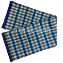 Light Yellow,Green Large Check Pattern Sambalpuri Gamucha