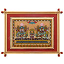 Lord Jagannath, Balabhadra & Devi Subhadra Palm Leaves Painting - Nagarjuna Besha