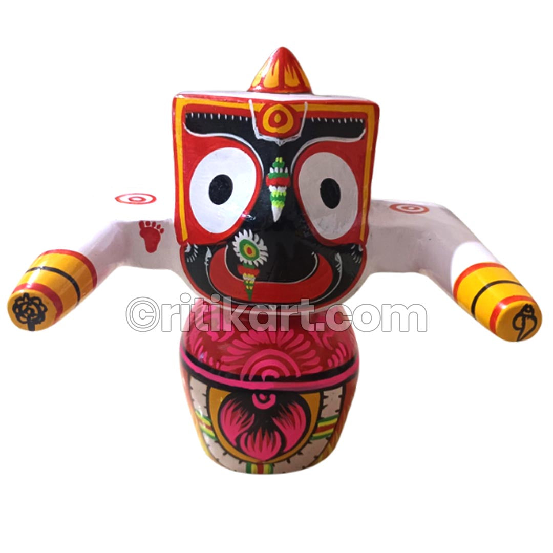 Lord Jagannath Patitapaban Wooden Temple Set