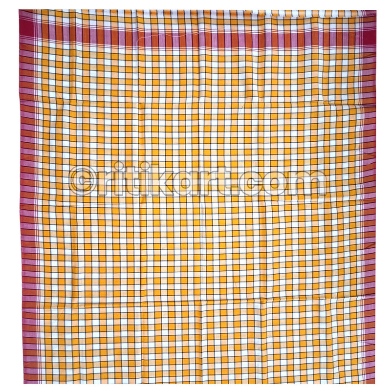 Handloom Cotton Gamucha 80 Cm X 220 CMS