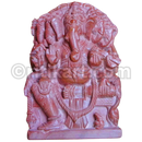 Panchamukhi Ganesh Murti Pink Stone
