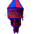 Pipili Lampshade Flower & Elephant Design-3 Step (Red,Blue)