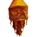 Pipili Lamp Shade Flower & Elephant Design-3 Step (Yellow & Orange).